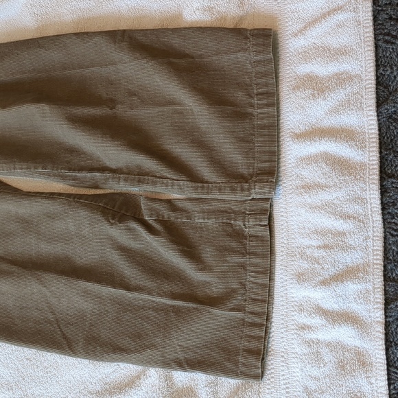 Men's Light Brown Croft & Barrow Corduroy Pants, Stretchable waist 34x32 - Picture 6 of 12